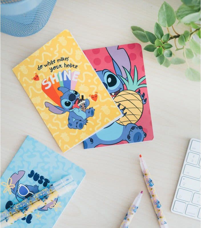 Disney Stitch - Set di forniture scolastiche della collezione Tropical - 4