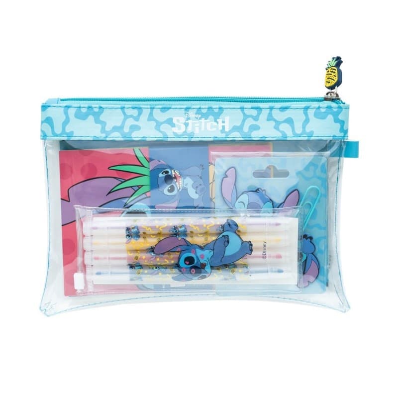 Disney Stitch - Set di forniture scolastiche della collezione Tropical - 9