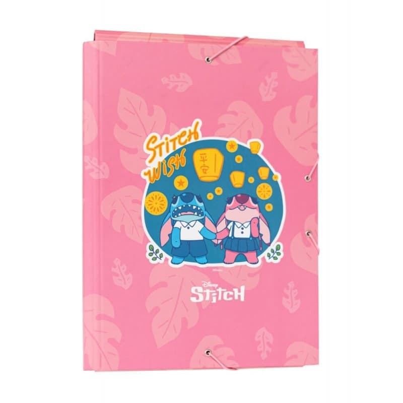 Disney Stitch - Cartella / cartella con elastico A4 (24 x 34 cm) - 7