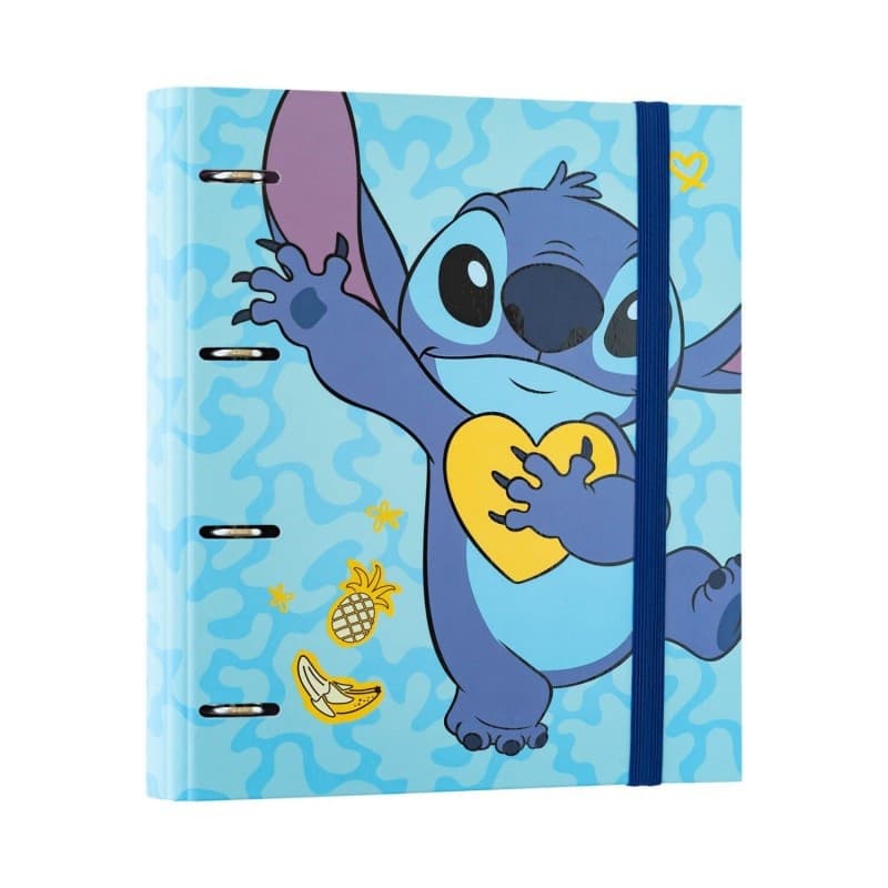 Disney Stitch - Raccoglitore A4 della collezione Tropical (4 anelli, elastico) - 8