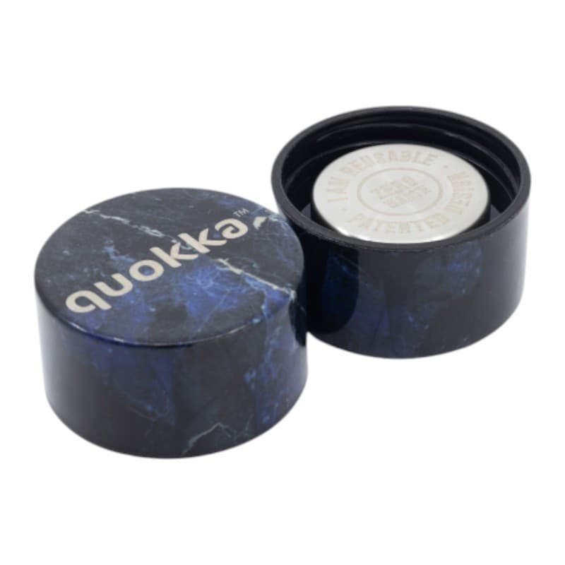 Quokka Solid - Bottiglia termica in acciaio inox 510 ml (marmo nero) - 4