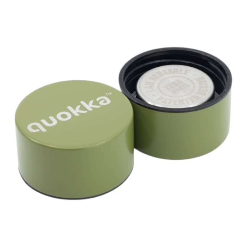 Quokka Solid - Borraccia termica in acciaio inox 510 ml (verde oliva) - 10