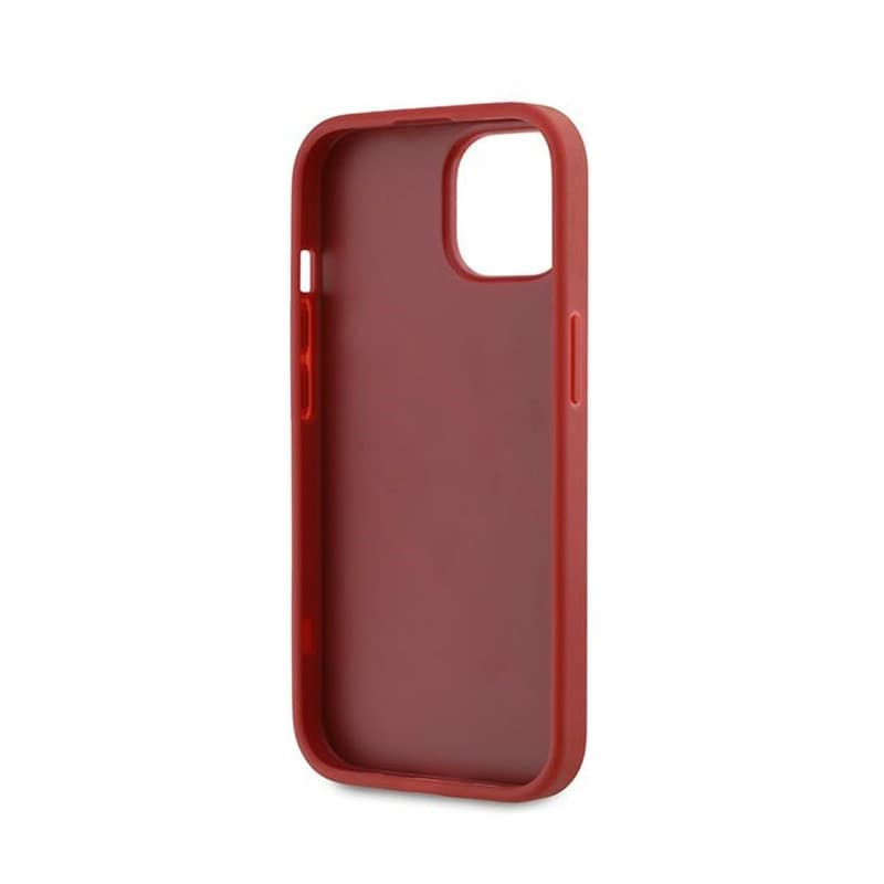 Karl Lagerfeld Diagonal Quilted Script - Case for iPhone 15 / 14 / 13 (Red) - 7