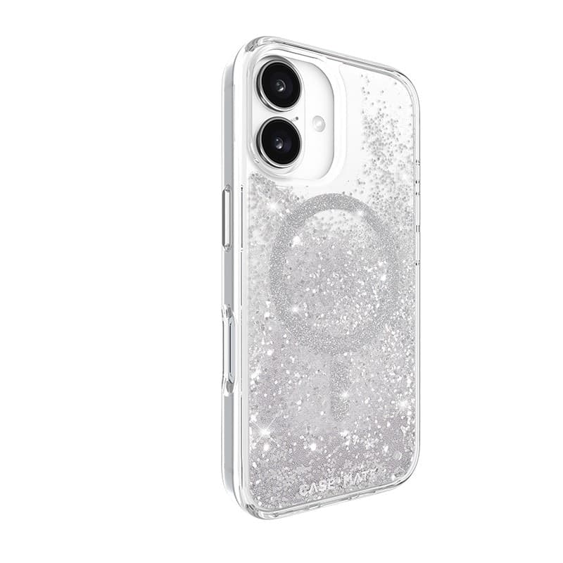 Case-Mate Waterfall MagSafe - Case for iPhone 16 (Silver) - 13
