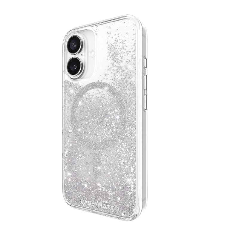 Case-Mate Waterfall MagSafe - Case for iPhone 16 (Silver) - 14