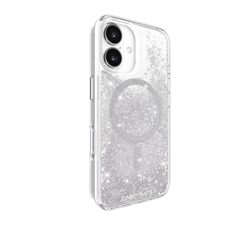 Case-Mate Waterfall MagSafe - Case for iPhone 16 (Silver) - 3