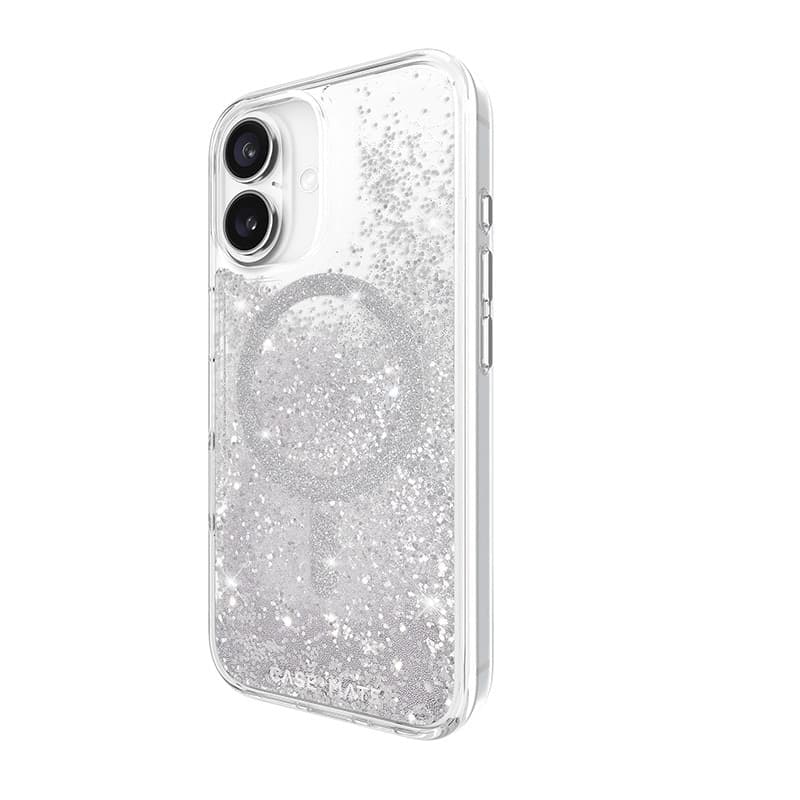 Case-Mate Waterfall MagSafe - Case for iPhone 16 (Silver) - 4