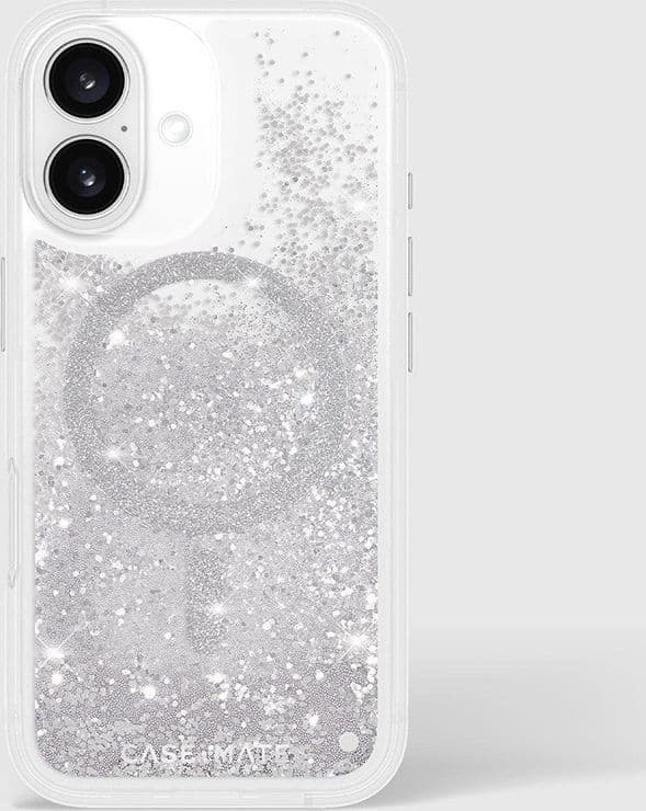 Case-Mate Waterfall MagSafe - Case for iPhone 16 (Silver) - 9