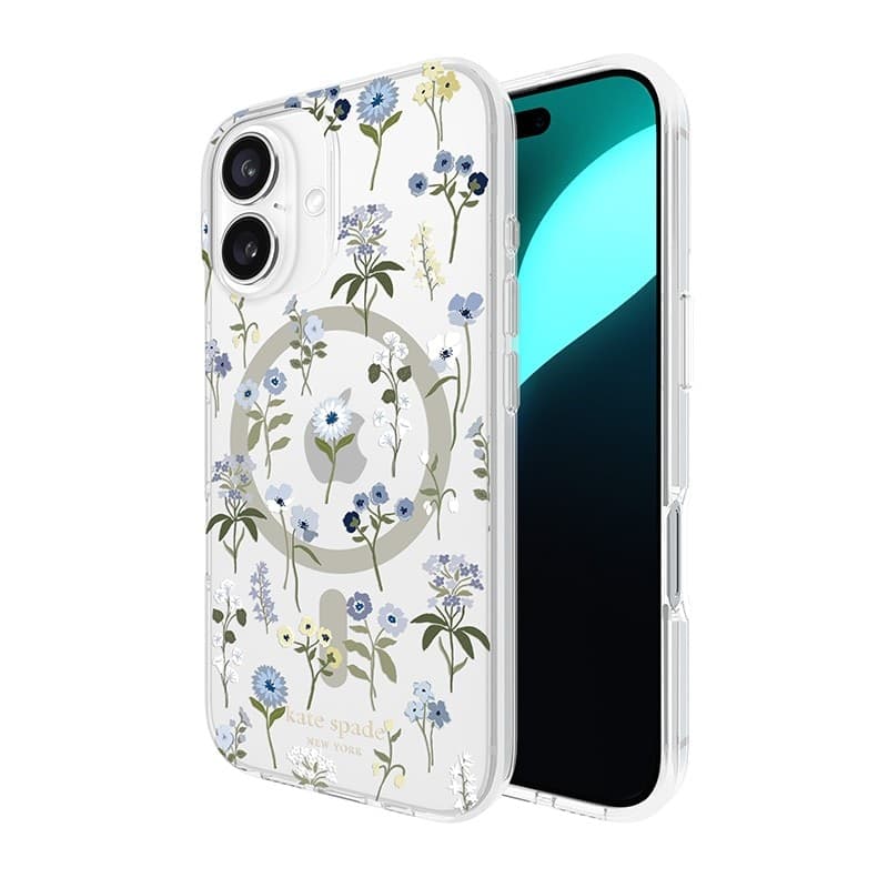 Kate Spade New York Protective MagSafe - Case for iPhone 16 (Precious Bloom) - 11