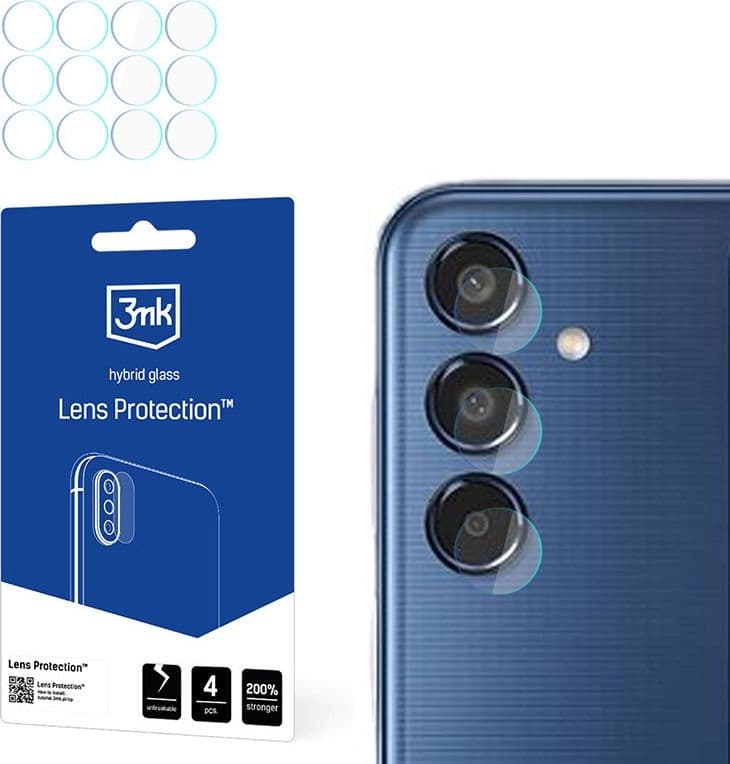 3mk Lens Protection - Samsung Galaxy M35 camera lens glass (4 sets) - 2