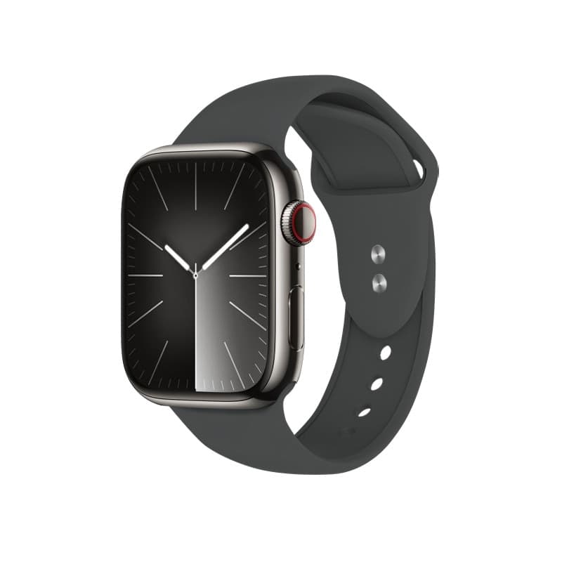 Crong Liquid - Cinturino per Apple Watch 44/45/46/49 mm (Grafite)