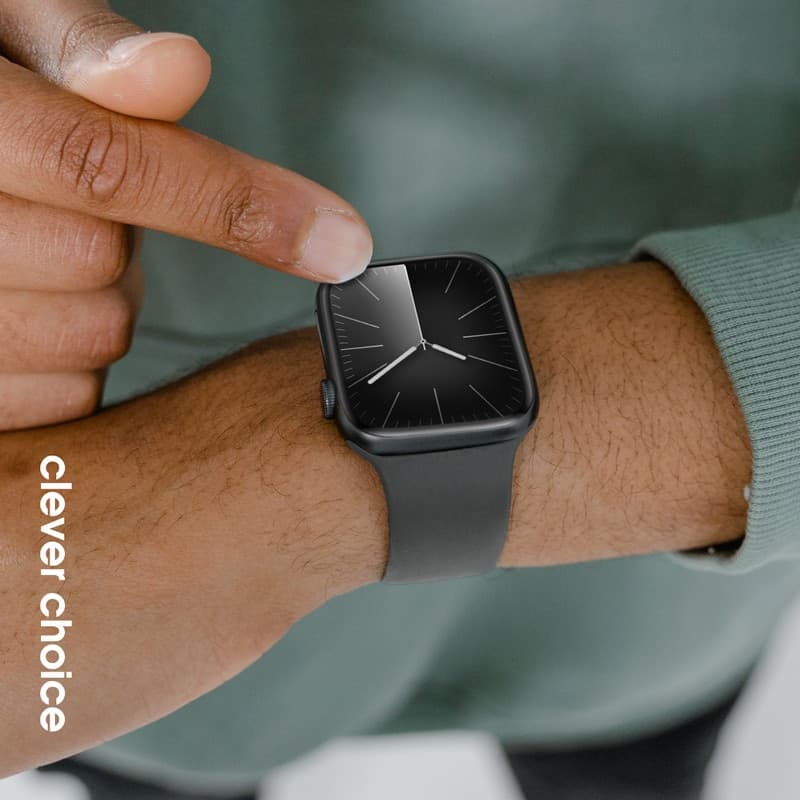 Crong Liquid - Cinturino per Apple Watch 44/45/46/49 mm (Grafite) - 3