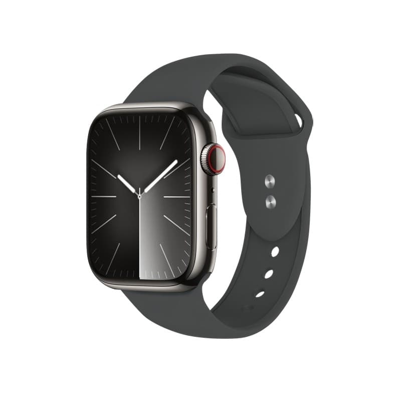 Crong Liquid - Cinturino per Apple Watch 44/45/46/49 mm (Grafite) - 10