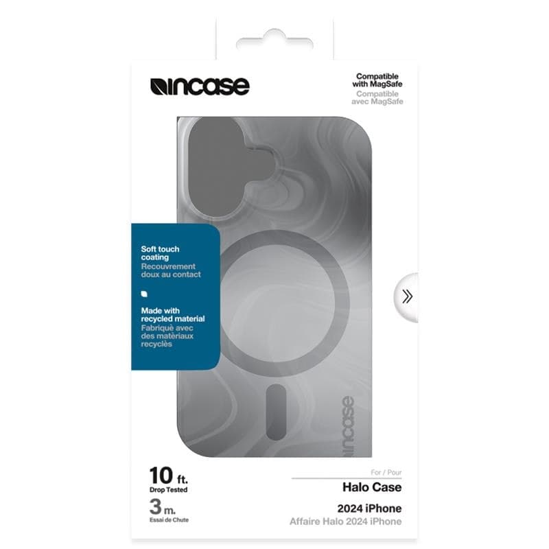 Incase Halo Case MagSafe - Case iPhone 16 (Oil Slick Smoke) - 6