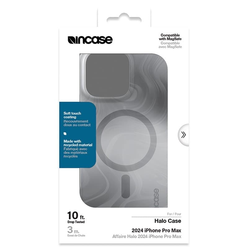 Incase Halo Case MagSafe - Case iPhone 16 Pro Max (Oil Slick Smoke) - 16