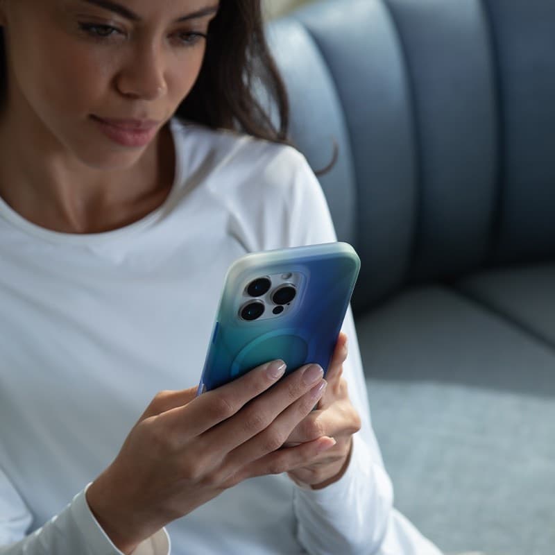 Incase Halo Case MagSafe - Case iPhone 16 (Tidal Ocean) - 19