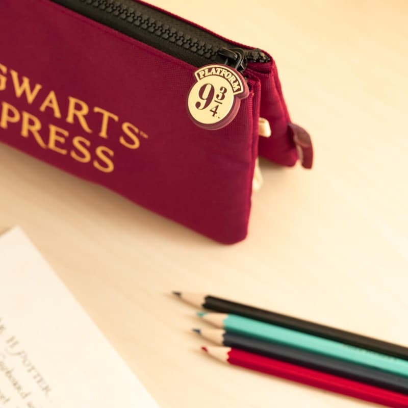 Harry Potter - Astuccio portapenne a 3 scomparti Binario 9 3/4 - 6