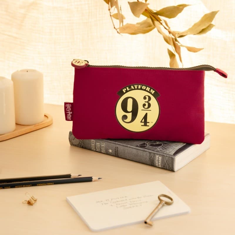 Harry Potter - Astuccio portapenne a 3 scomparti Binario 9 3/4 - 10