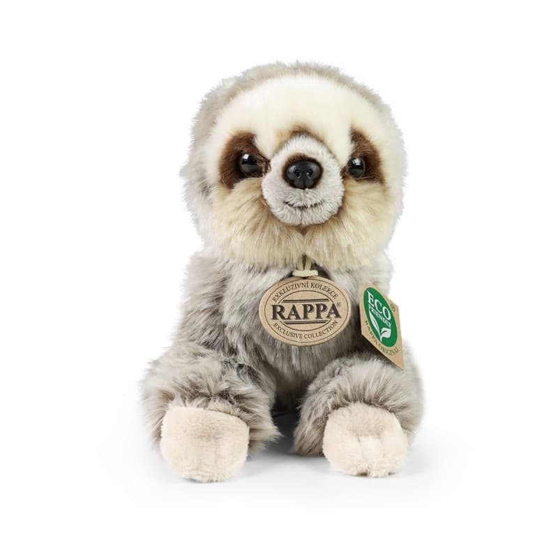 Rappa - Plush realistic toy Sloth sitting 18 cm Eco-Friendly - 6