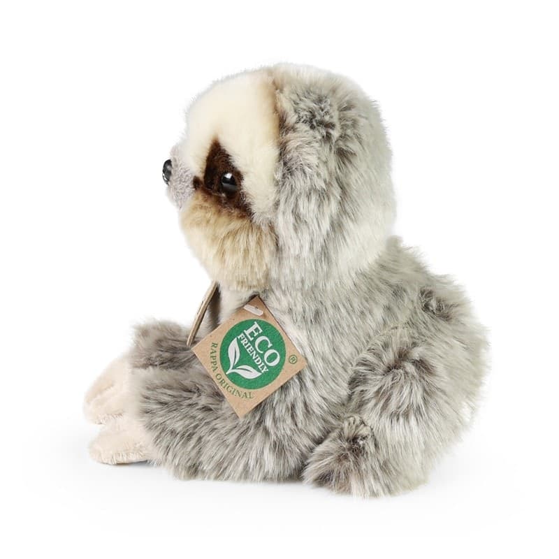 Rappa - Plush realistic toy Sloth sitting 18 cm Eco-Friendly - 7