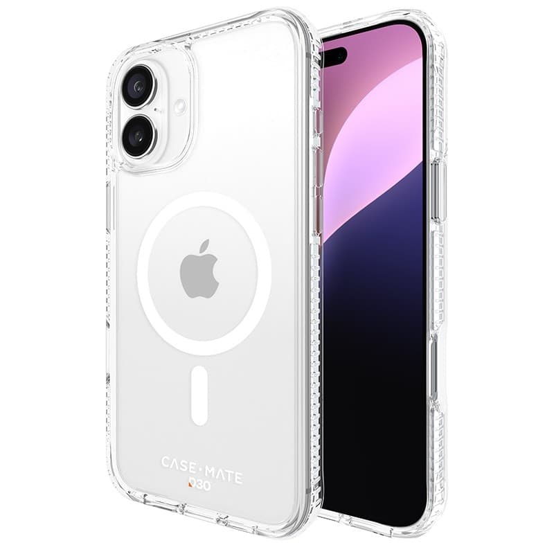 Case-Mate Tough D3O MagSafe - Case for iPhone 16 Plus (Clear) - 11