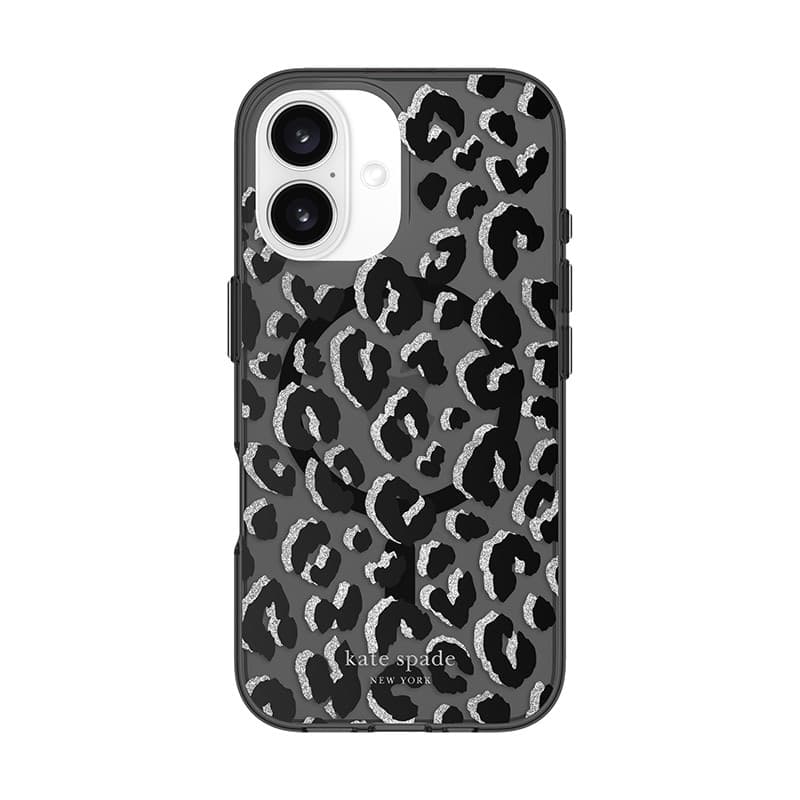 Kate Spade New York Protective MagSafe - Case for iPhone 16 (City Leopard) - 2