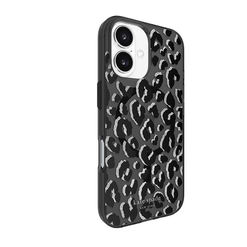 Kate Spade New York Protective MagSafe - Case for iPhone 16 (City Leopard) - 3