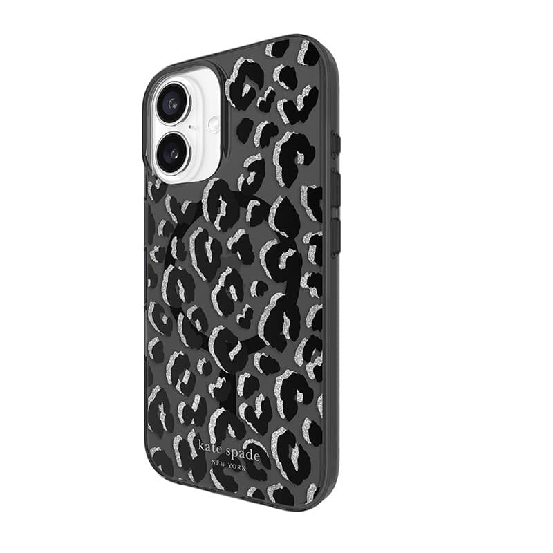 Kate Spade New York Protective MagSafe - Case for iPhone 16 (City Leopard) - 4