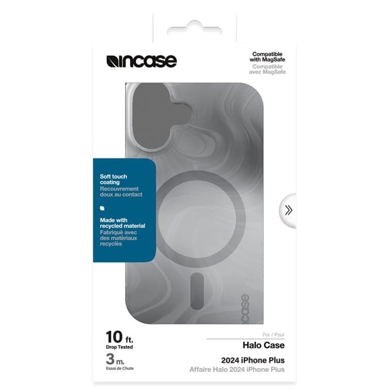 Incase Halo Case MagSafe - Case iPhone 16 Plus (Oil Slick Smoke) - 16