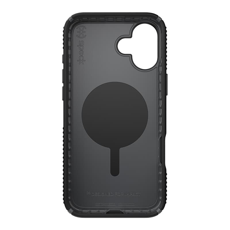 Speck Presidio2 Grip ClickLock e MagSafe - Custodia per iPhone 16 Plus (Nero / Grigio Ardesia / Bianco) - 20