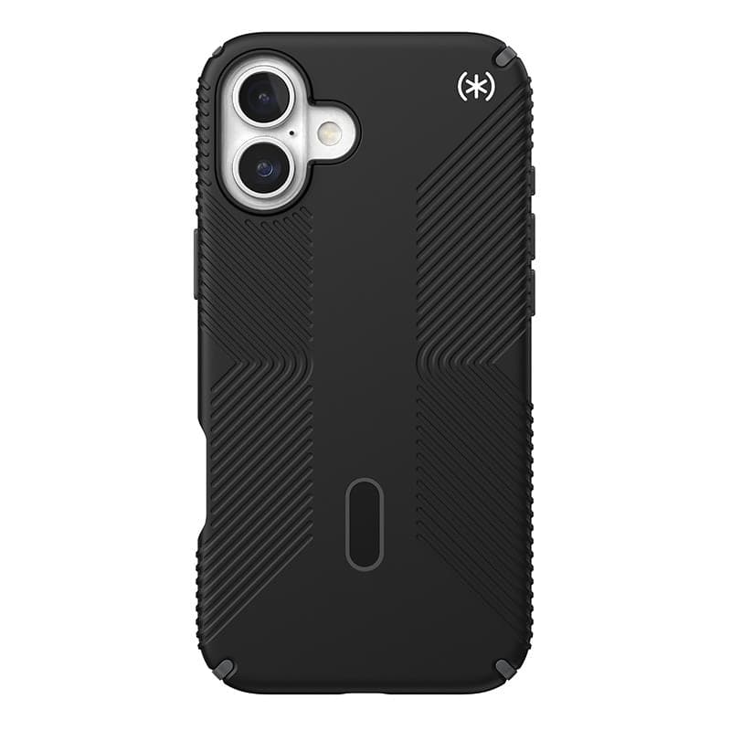 Speck Presidio2 Grip ClickLock e MagSafe - Custodia per iPhone 16 Plus (Nero / Grigio Ardesia / Bianco) - 9