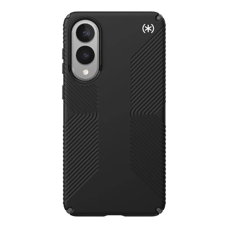 Speck Presidio2 Grip Magnet - Custodia MagSafe per Samsung Galaxy S25 Edge (Nero/Grigio Ardesia/Bianco) - 18