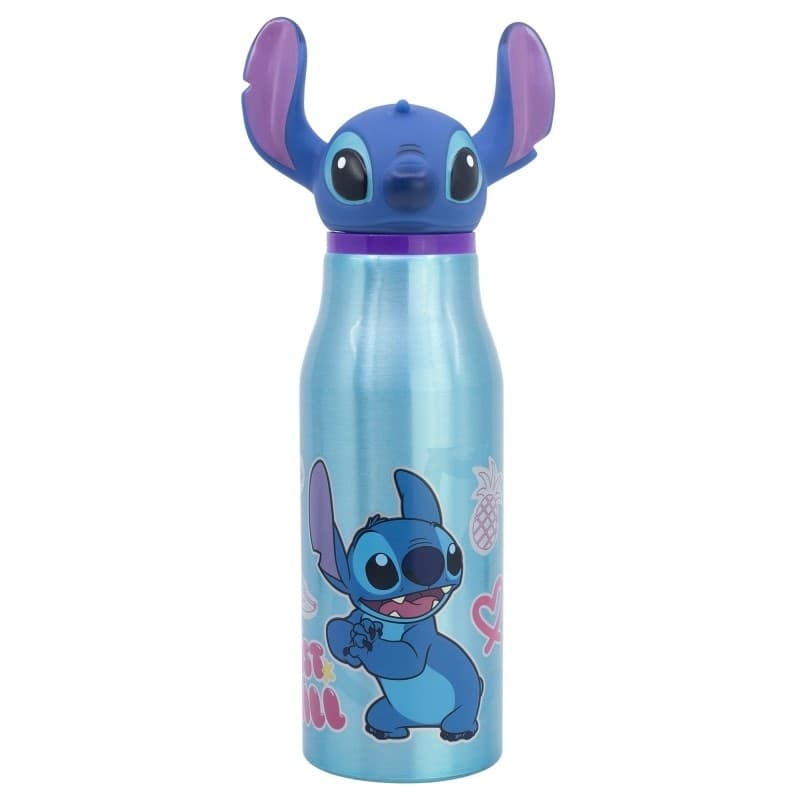 Disney Stitch - Borraccia in alluminio con tappo 3D 690 ml - 4