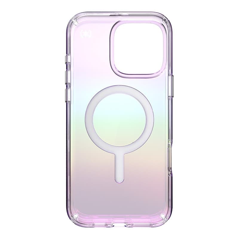 Speck Presidio2 Lux MagSafe - Custodia per iPhone 16 Pro Max (viola incredibile / trasparente) - 20