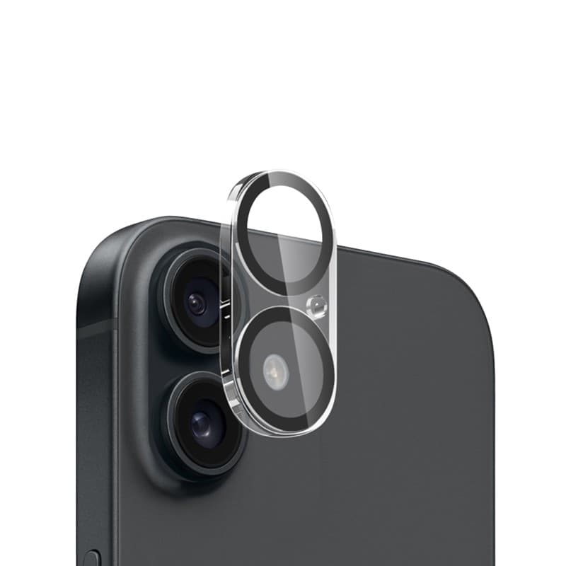 Crong Lens Shield - Vetro per la fotocamera e l'obiettivo dell'iPhone 16 / iPhone 16 Plus - 6