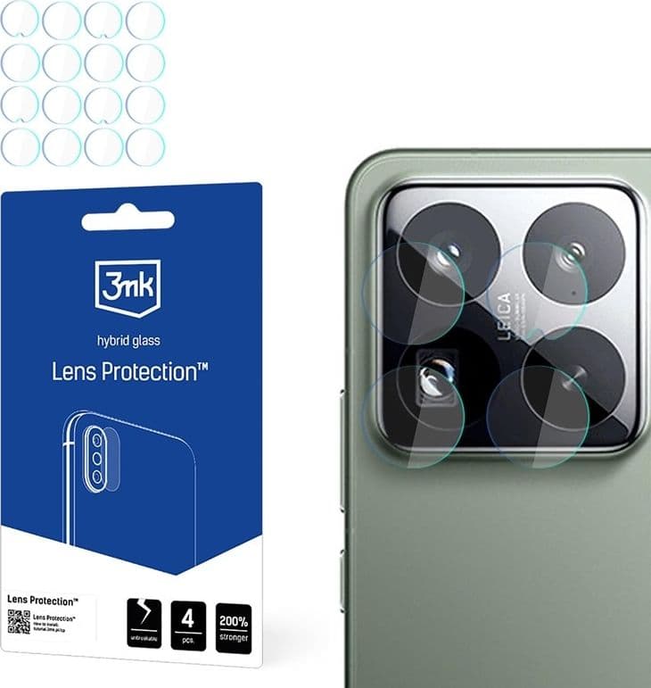 3mk Lens Protection - Camera Lens Glass for Xiaomi 15 Pro (4 sets) - 2