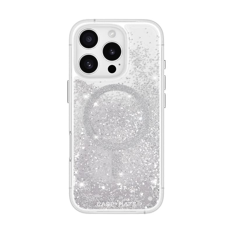 Case-Mate Waterfall MagSafe - Case for iPhone 16 Pro (Silver) - 2
