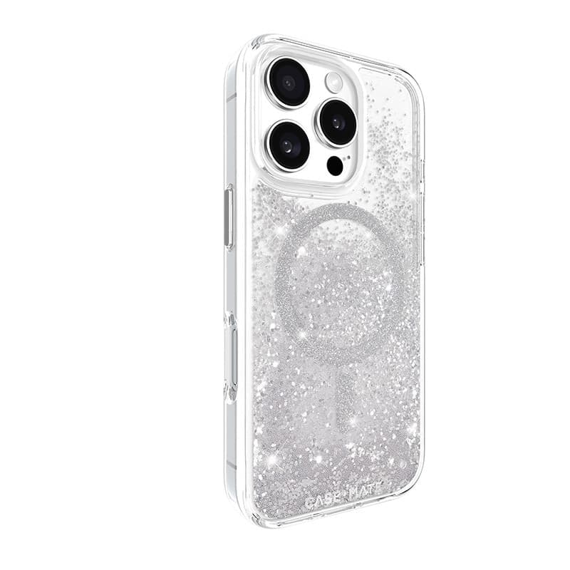 Case-Mate Waterfall MagSafe - Case for iPhone 16 Pro (Silver) - 3