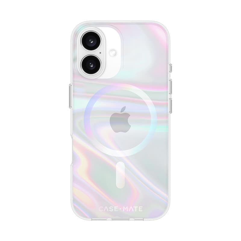 Case-Mate Soap Bubble MagSafe - Case for iPhone 16 (Iridescent) - 2