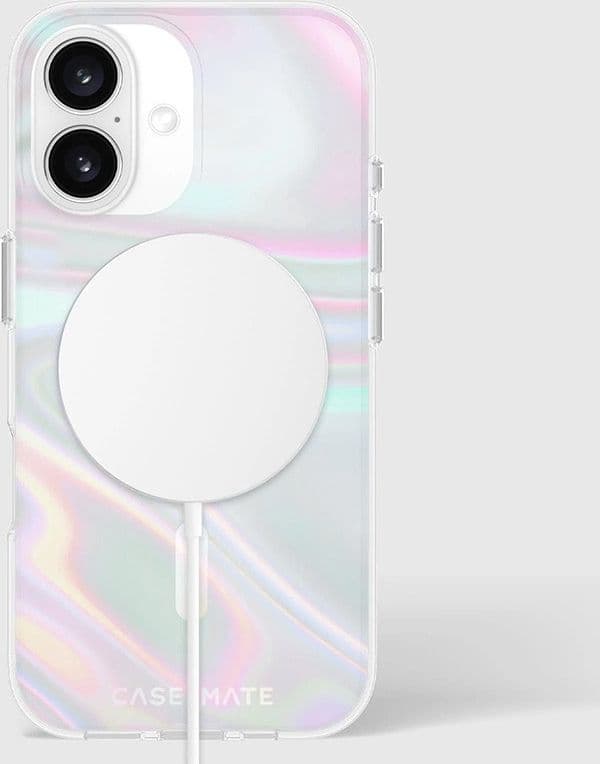 Case-Mate Soap Bubble MagSafe - Case for iPhone 16 (Iridescent) - 20