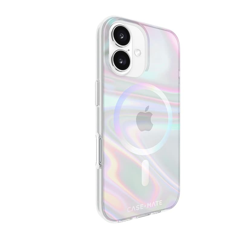 Case-Mate Soap Bubble MagSafe - Case for iPhone 16 (Iridescent) - 3