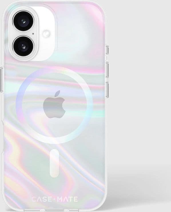 Case-Mate Soap Bubble MagSafe - Case for iPhone 16 (Iridescent) - 9