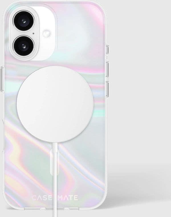 Case-Mate Soap Bubble MagSafe - Case for iPhone 16 (Iridescent) - 10