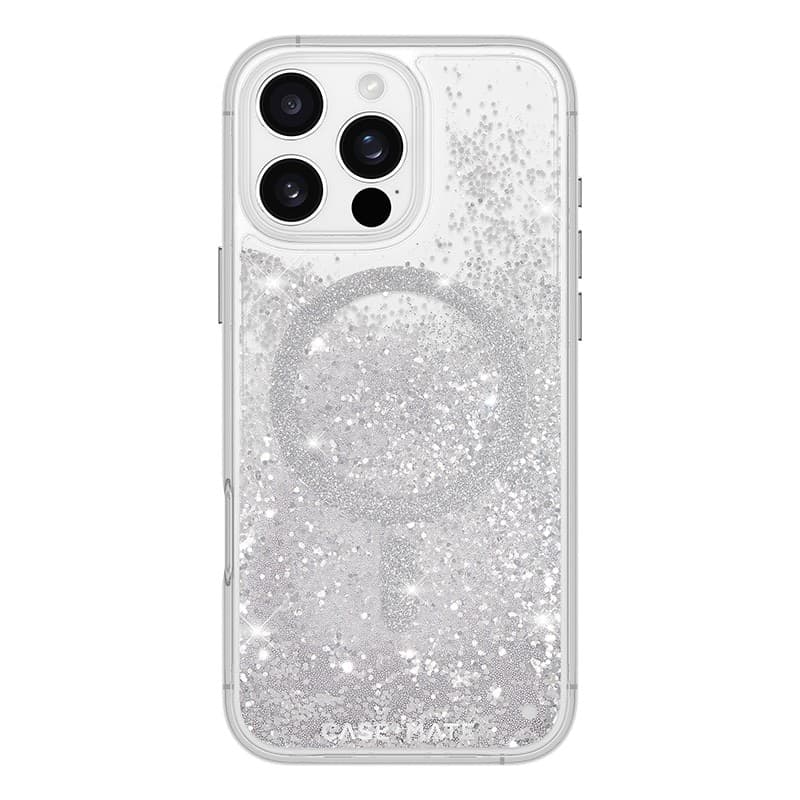 Case-Mate Waterfall MagSafe - Case for iPhone 16 Pro Max (Silver) - 12