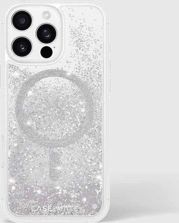Case-Mate Waterfall MagSafe - Case for iPhone 16 Pro Max (Silver) - 20