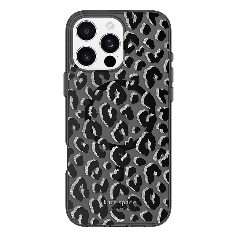Kate Spade New York Protective MagSafe - Case for iPhone 16 Pro Max (City Leopard) - 2