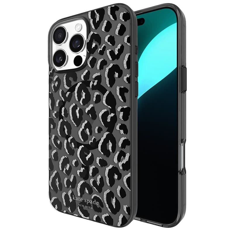 Kate Spade New York Protective MagSafe - Case for iPhone 16 Pro Max (City Leopard) - 11