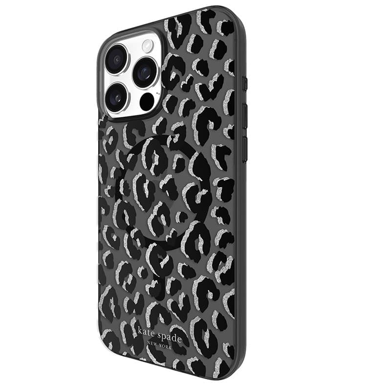 Kate Spade New York Protective MagSafe - Case for iPhone 16 Pro Max (City Leopard) - 4