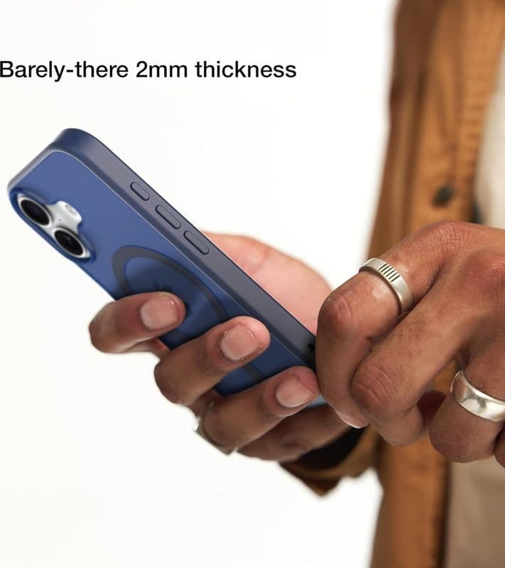 Incase Slim Case MagSafe - Case iPhone 16 (Deep Space Blue) - 6