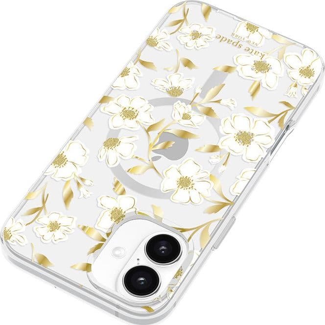 Kate Spade New York Protective Gems MagSafe - Case for iPhone 16 Plus (Sunshine Floral) - 20
